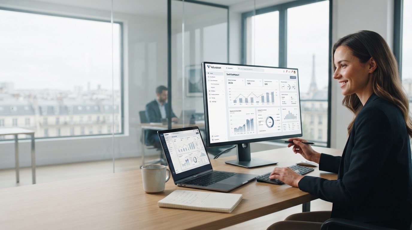 Valuaison — tableau de bord d'analyse financière utilisé pour la gestion de portefeuille